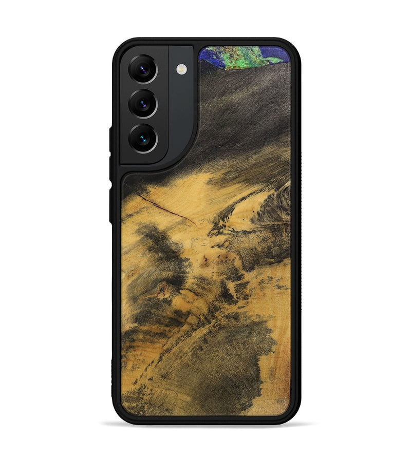 Galaxy S22 Plus Wood+Resin Phone Case - Ernestine (Wood Burl, 700499)