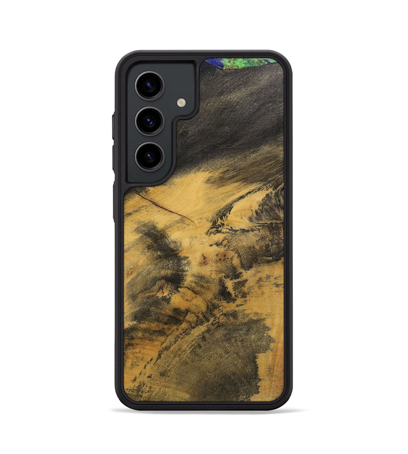 Galaxy S24 Wood+Resin Phone Case - Ernestine (Wood Burl, 700499)