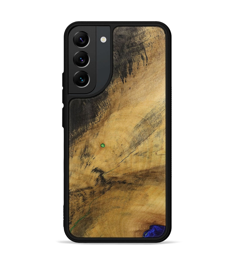Galaxy S22 Plus Wood+Resin Phone Case - Tricia (Wood Burl, 700508)