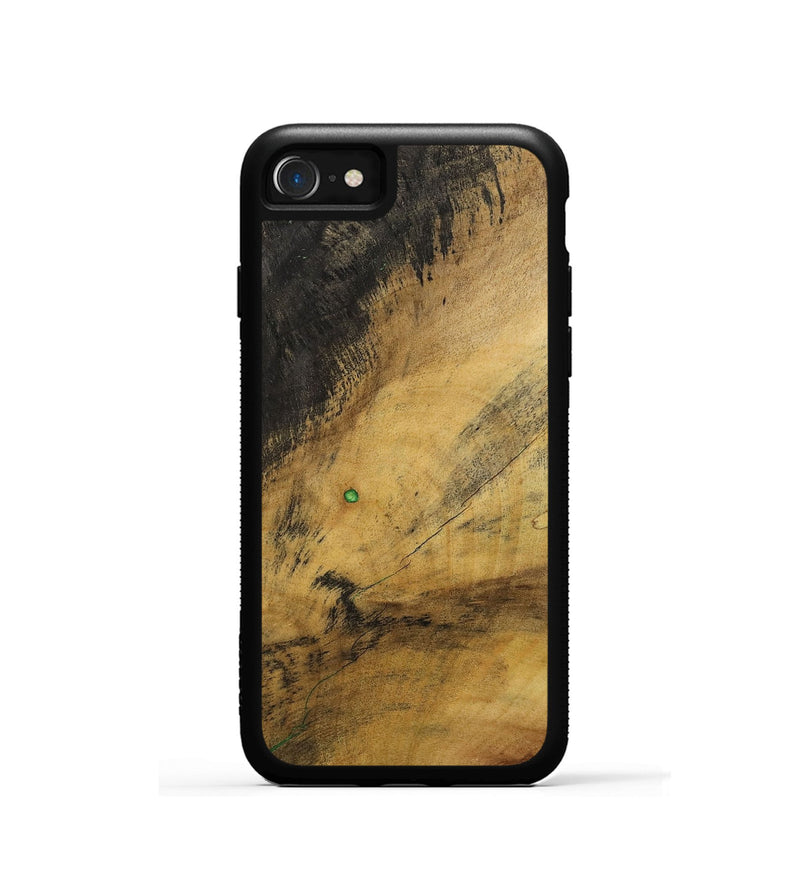 iPhone SE Wood+Resin Phone Case - Tricia (Wood Burl, 700508)