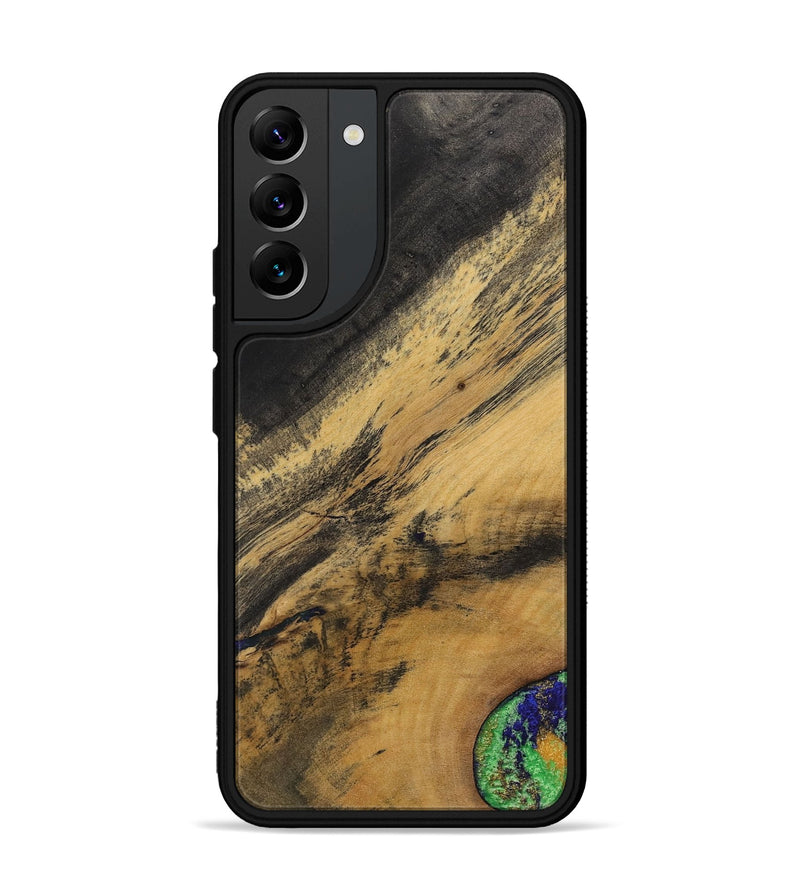 Galaxy S22 Plus Wood+Resin Phone Case - Agnes (Wood Burl, 700510)