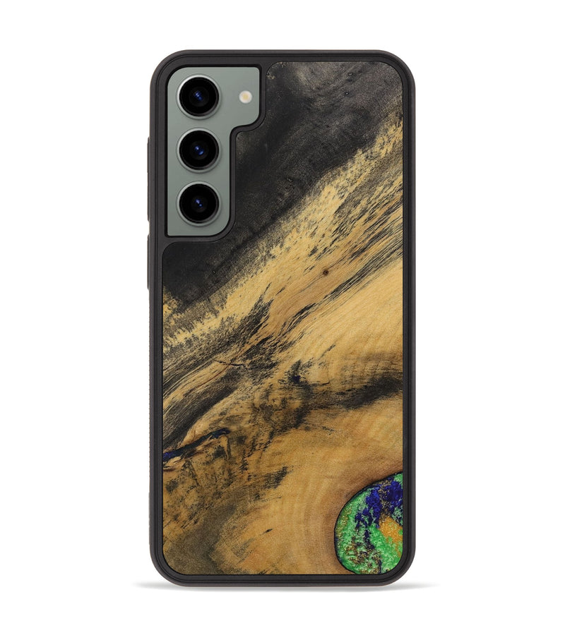 Galaxy S23 Plus Wood+Resin Phone Case - Agnes (Wood Burl, 700510)