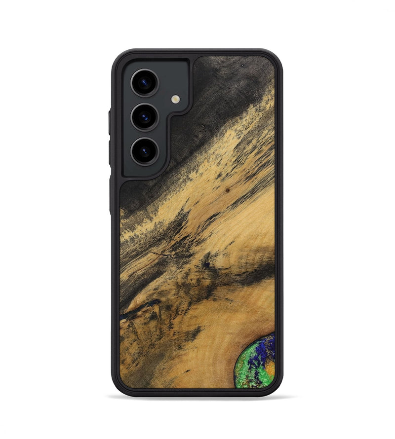 Galaxy S24 Wood+Resin Phone Case - Agnes (Wood Burl, 700510)