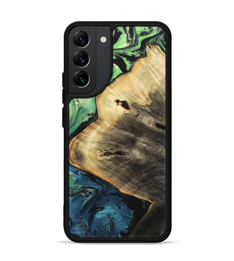 Galaxy S22 Plus Wood+Resin Phone Case - Terence (Ombre, 700517)