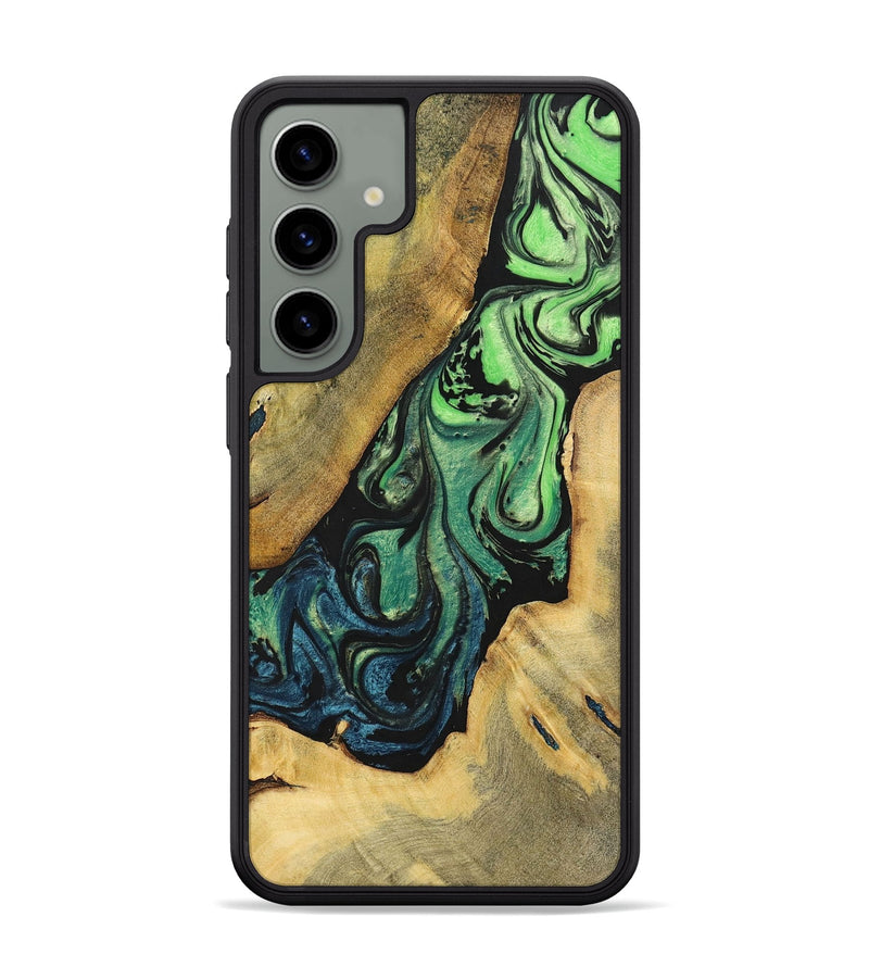 Galaxy S24 Plus Wood+Resin Phone Case - Waylon (Ombre, 700529)