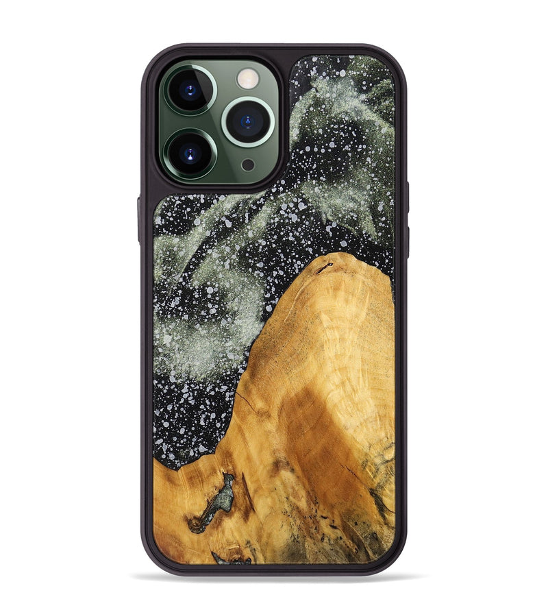 iPhone 13 Pro Max Wood+Resin Phone Case - Jazlyn (Cosmos, 700532)