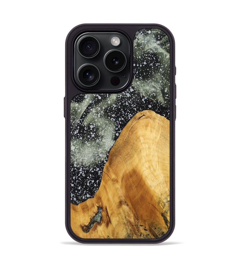 iPhone 15 Pro Wood+Resin Phone Case - Jazlyn (Cosmos, 700532)