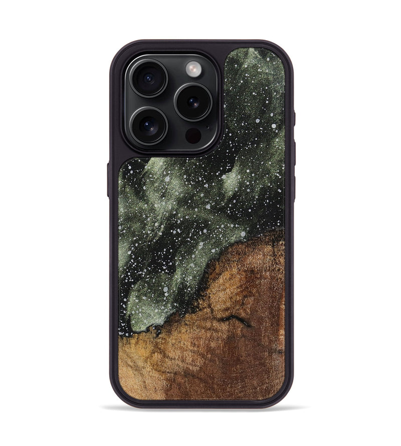 iPhone 15 Pro Wood+Resin Phone Case - Marion (Cosmos, 700534)