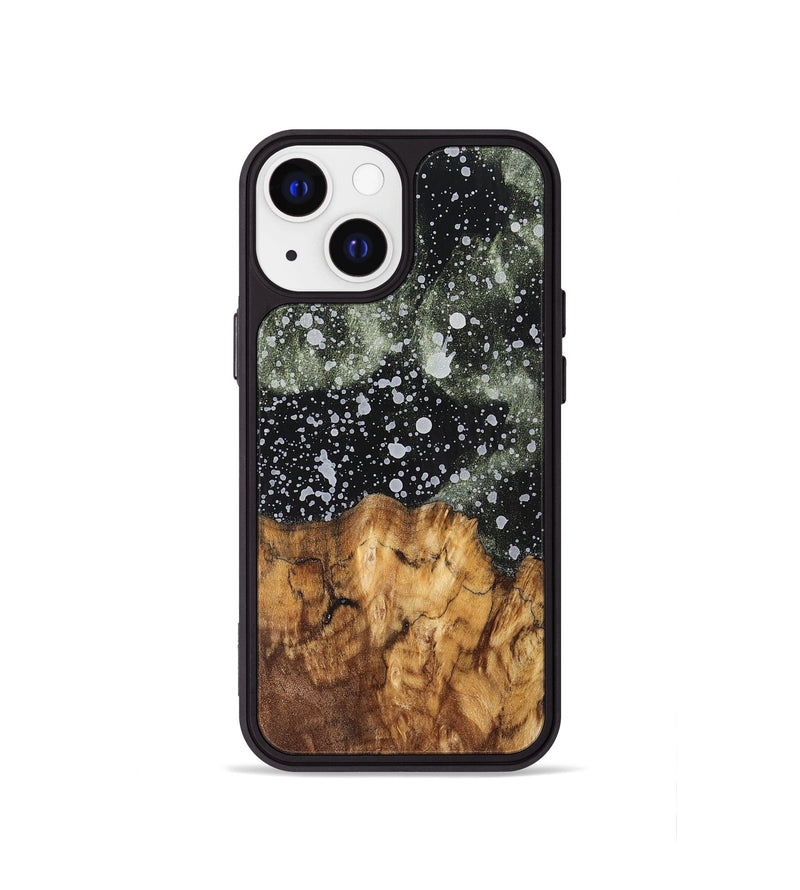 iPhone 13 mini Wood+Resin Phone Case - Hattie (Cosmos, 700535)