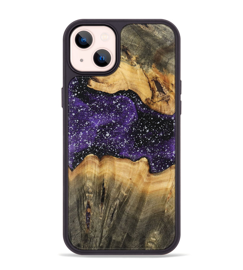 iPhone 14 Plus Wood+Resin Phone Case - Dale (Cosmos, 700536)