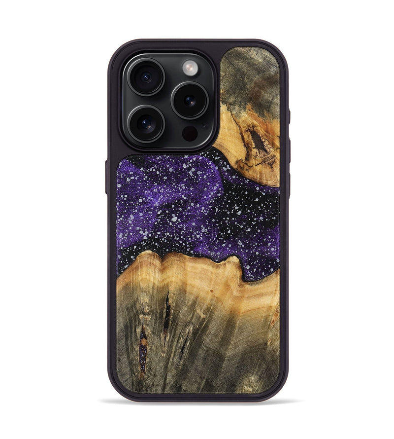iPhone 15 Pro Wood+Resin Phone Case - Dale (Cosmos, 700536)