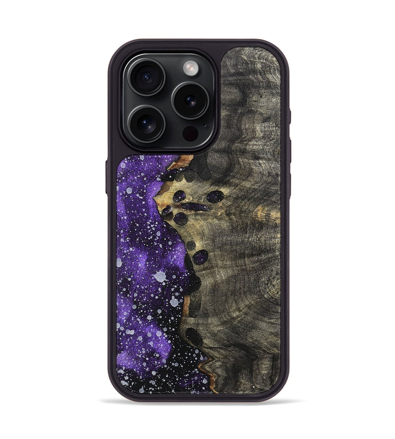 iPhone 15 Pro Wood+Resin Phone Case - Elisabeth (Cosmos, 700537)