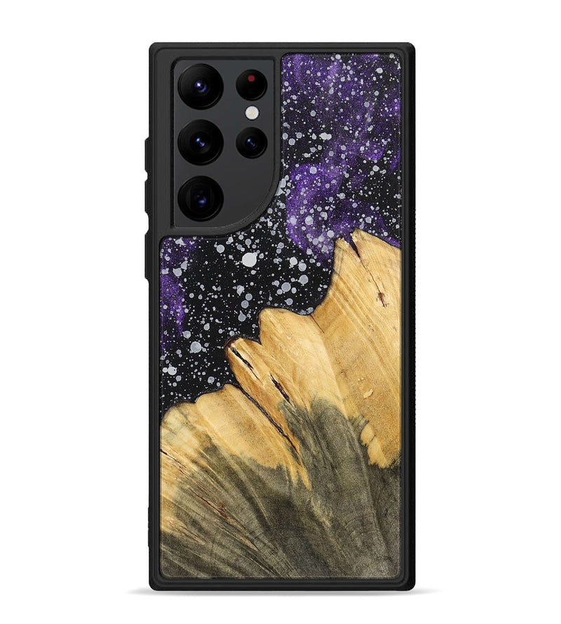 Galaxy S22 Ultra Wood+Resin Phone Case - Tatyana (Cosmos, 700540)