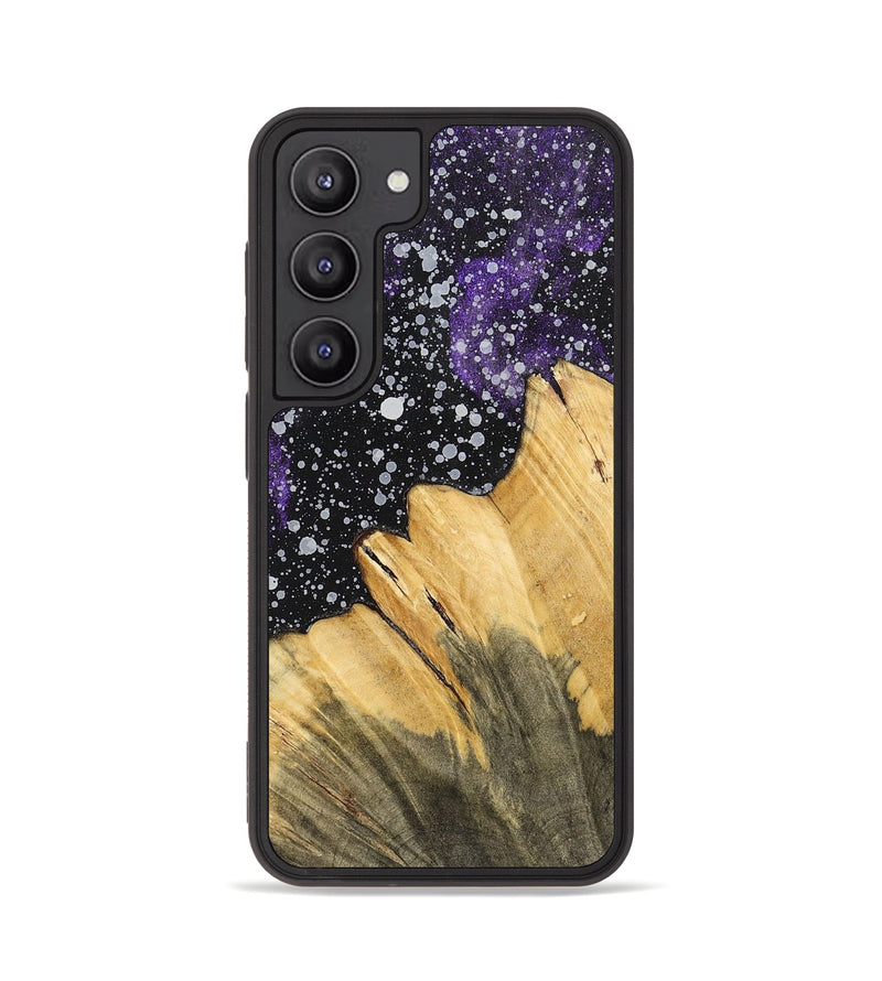 Galaxy S23 Wood+Resin Phone Case - Tatyana (Cosmos, 700540)