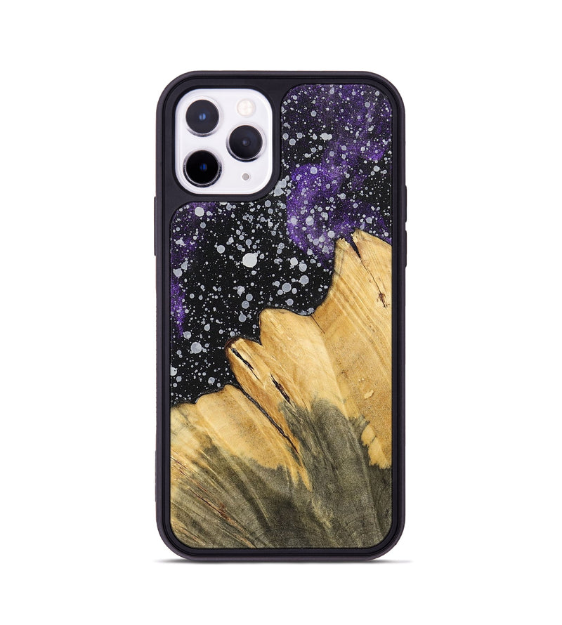 iPhone 11 Pro Wood+Resin Phone Case - Tatyana (Cosmos, 700540)
