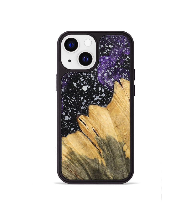 iPhone 13 mini Wood+Resin Phone Case - Tatyana (Cosmos, 700540)