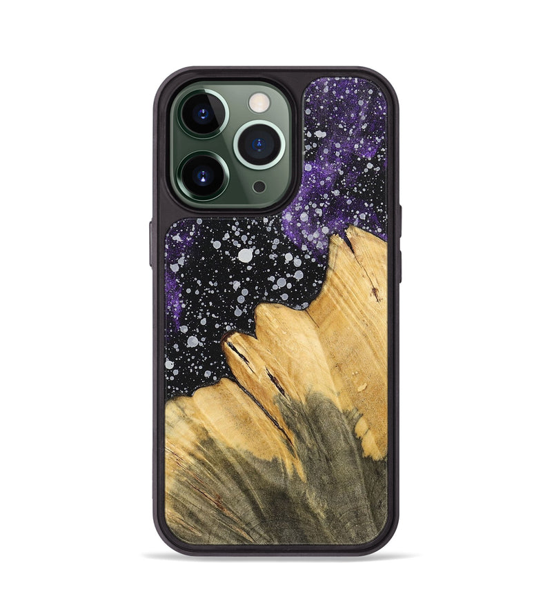 iPhone 13 Pro Wood+Resin Phone Case - Tatyana (Cosmos, 700540)