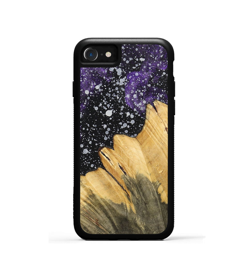 iPhone SE Wood+Resin Phone Case - Tatyana (Cosmos, 700540)