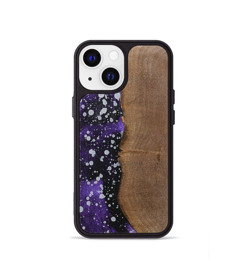 iPhone 13 mini Wood+Resin Phone Case - Mack (Cosmos, 700547)