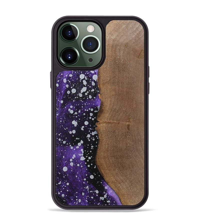 iPhone 13 Pro Max Wood+Resin Phone Case - Mack (Cosmos, 700547)