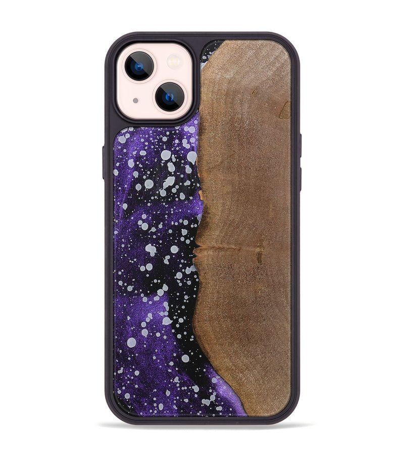 iPhone 14 Plus Wood+Resin Phone Case - Mack (Cosmos, 700547)