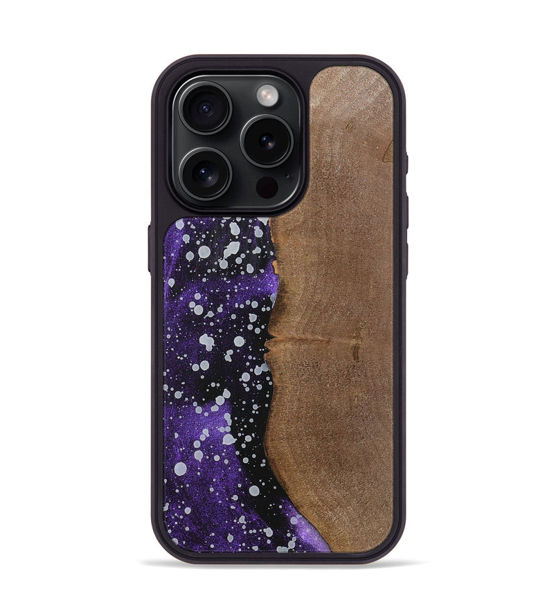iPhone 15 Pro Wood+Resin Phone Case - Mack (Cosmos, 700547)
