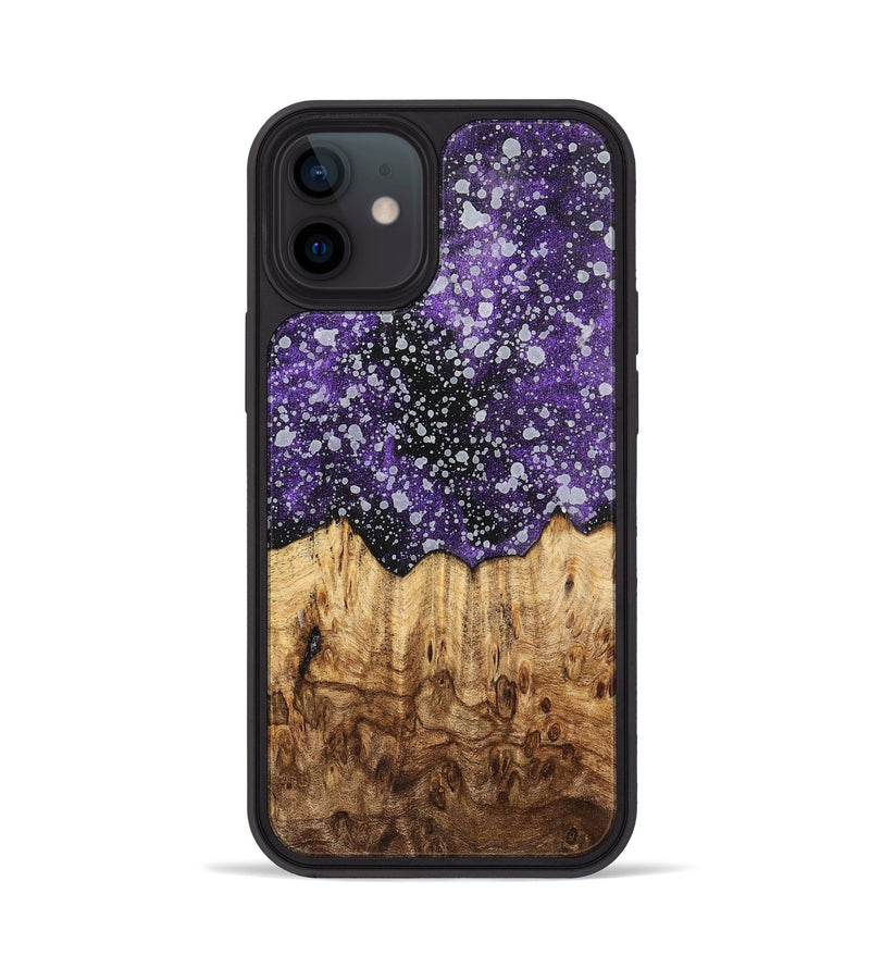 iPhone 12 Wood+Resin Phone Case - Ramona (Cosmos, 700548)