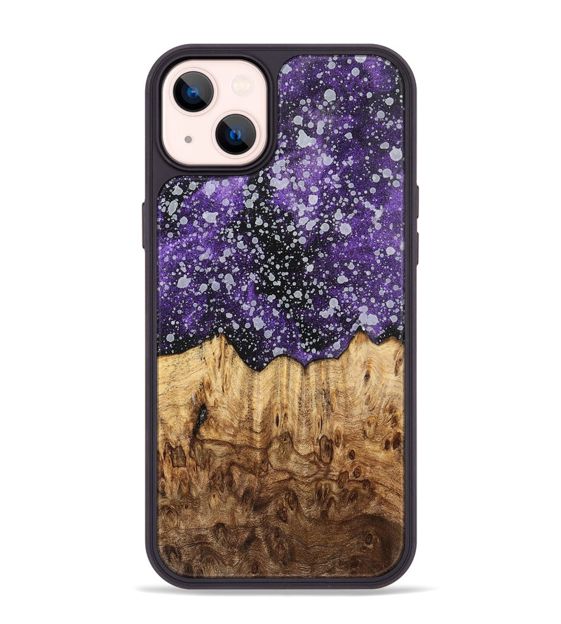 iPhone 14 Plus Wood+Resin Phone Case - Ramona (Cosmos, 700548)
