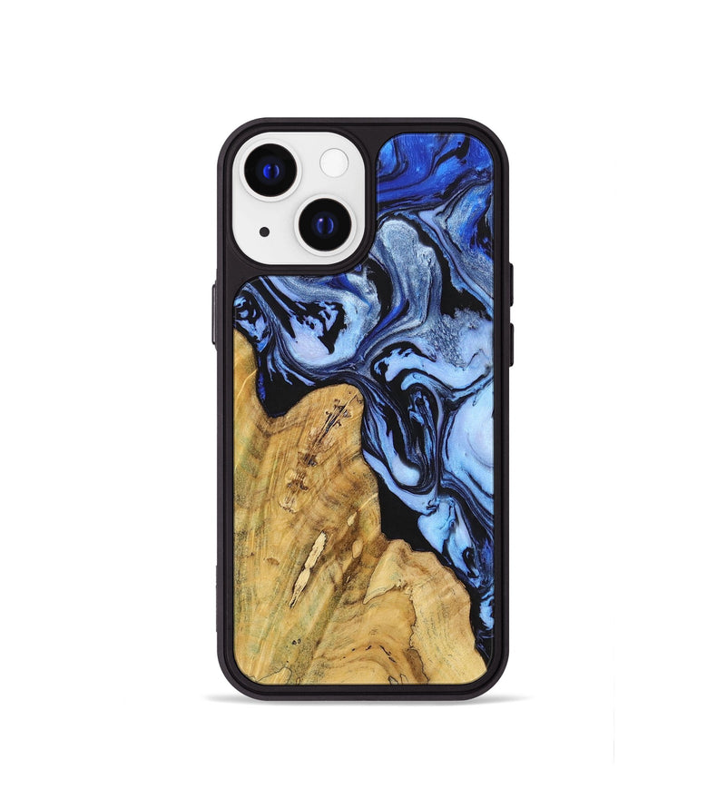 iPhone 13 mini Wood+Resin Phone Case - Fredrick (Ombre, 700557)
