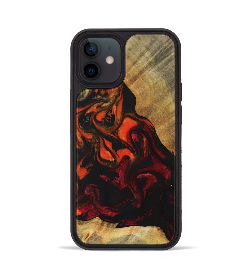 iPhone 12 Wood+Resin Phone Case - Elaine (Ombre, 700563)