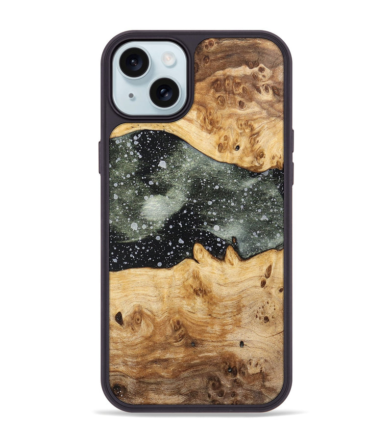 iPhone 15 Plus Wood+Resin Phone Case - Beverly (Cosmos, 700570)