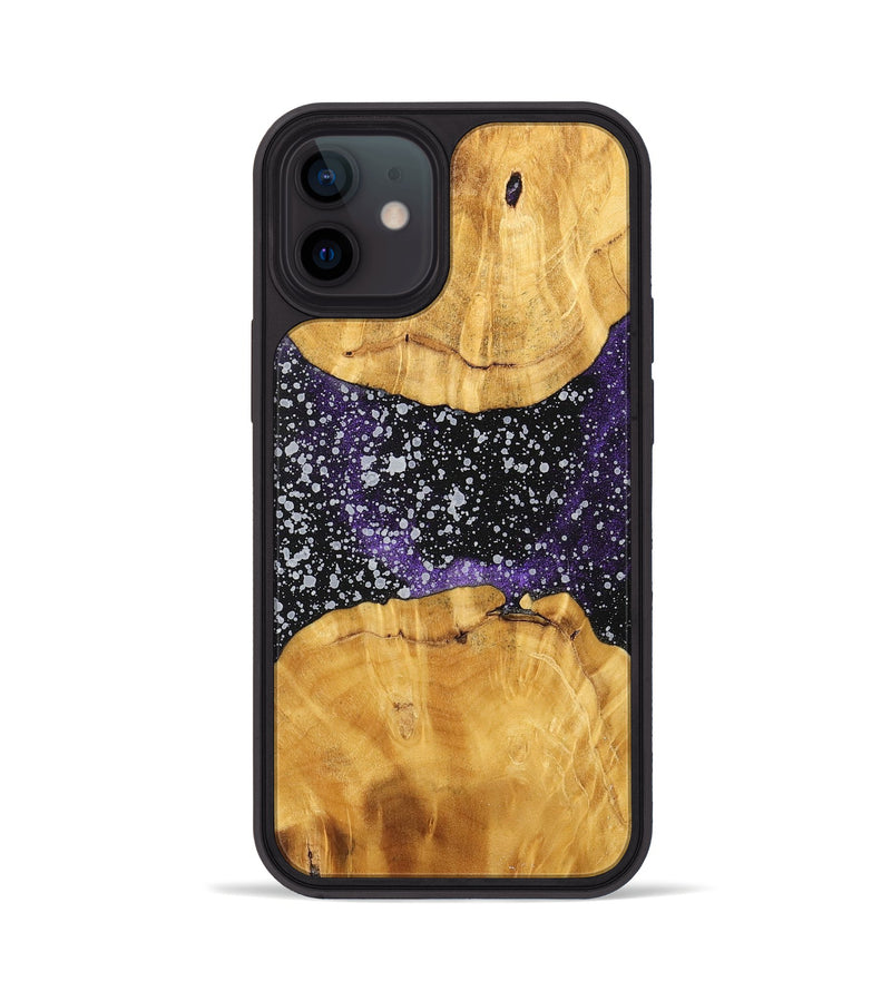 iPhone 12 Wood+Resin Phone Case - Diego (Cosmos, 700571)