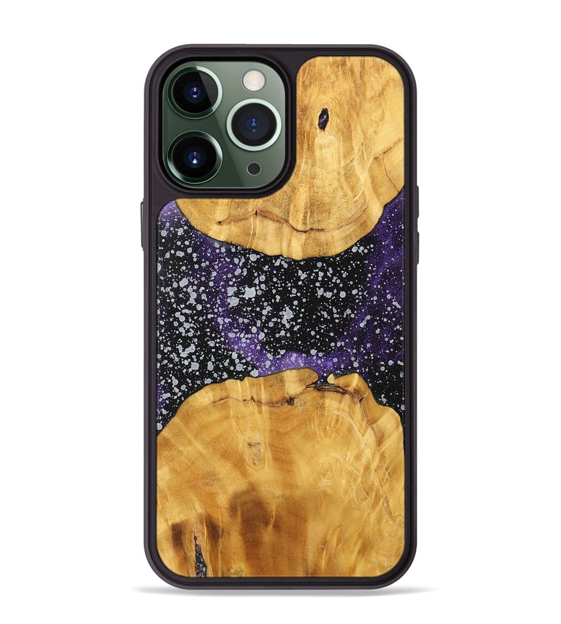 iPhone 13 Pro Max Wood+Resin Phone Case - Diego (Cosmos, 700571)