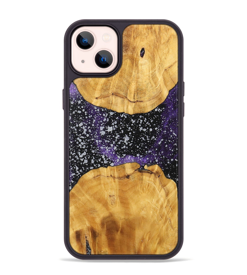 iPhone 14 Plus Wood+Resin Phone Case - Diego (Cosmos, 700571)