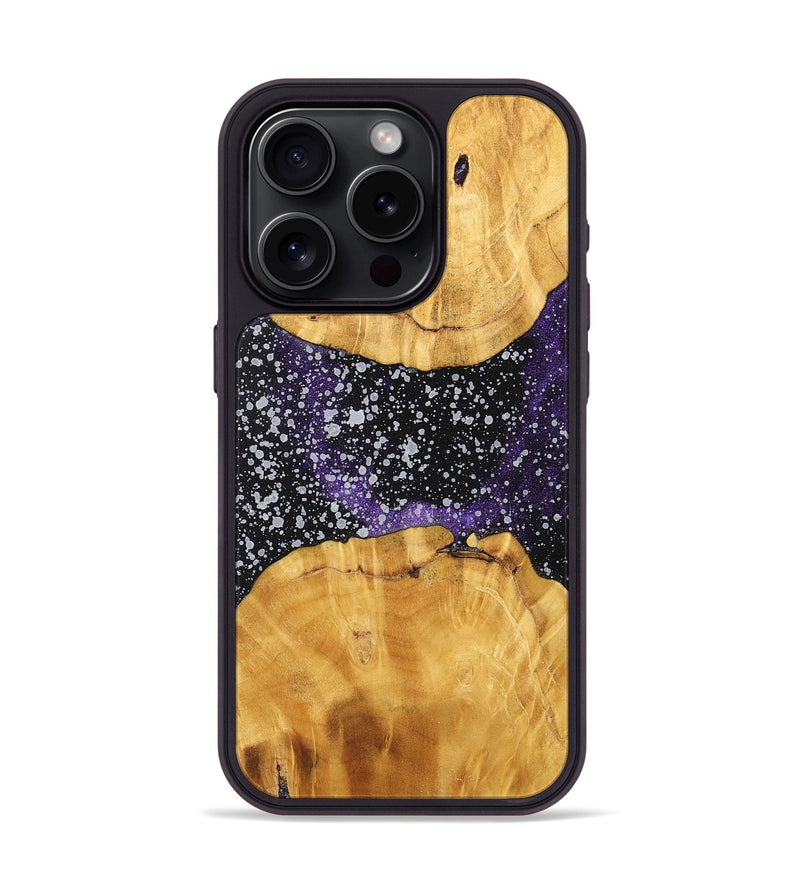 iPhone 15 Pro Wood+Resin Phone Case - Diego (Cosmos, 700571)