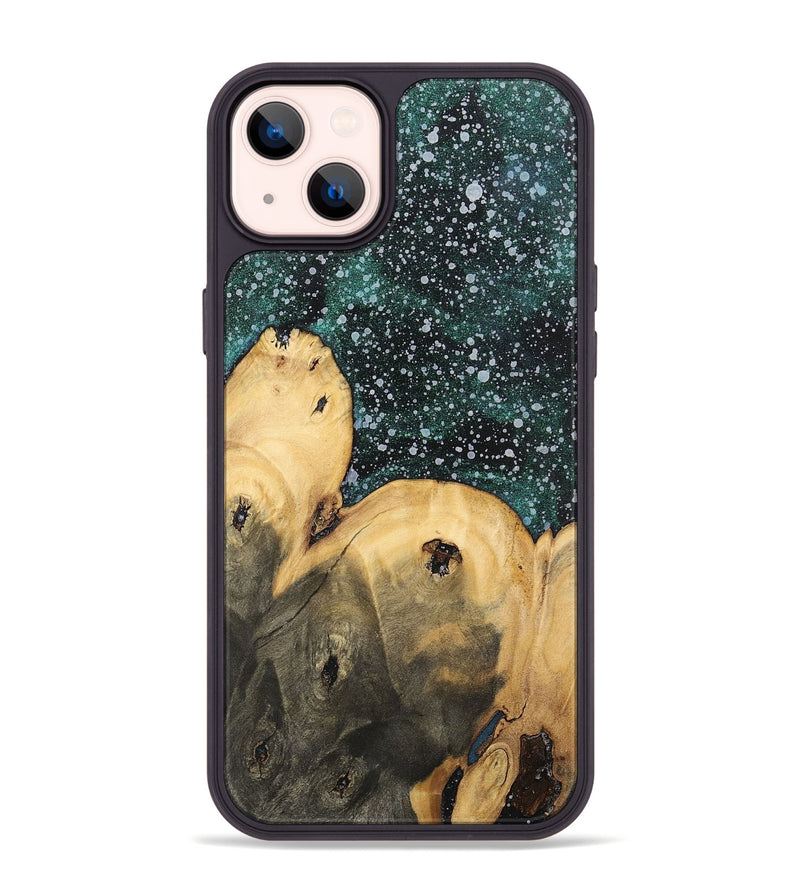 iPhone 14 Plus Wood+Resin Phone Case - Joe (Cosmos, 700572)