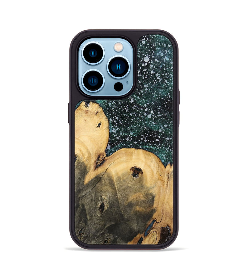 iPhone 14 Pro Wood+Resin Phone Case - Joe (Cosmos, 700572)