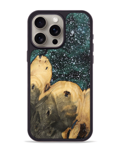 iPhone 15 Pro Max Wood+Resin Phone Case - Joe (Cosmos, 700572)