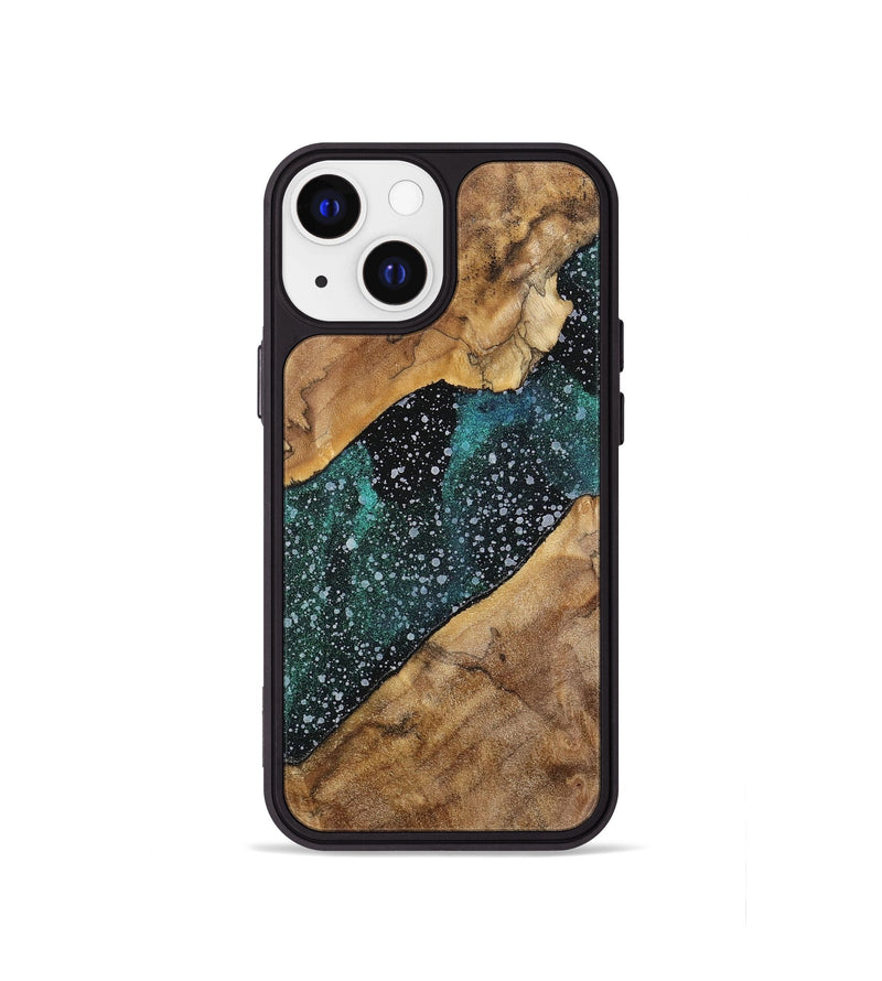 iPhone 13 mini Wood+Resin Phone Case - Iesha (Cosmos, 700574)