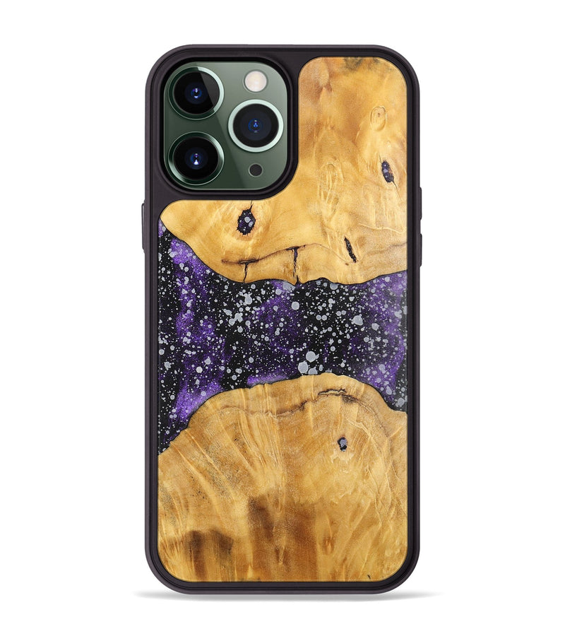 iPhone 13 Pro Max Wood+Resin Phone Case - Nellie (Cosmos, 700583)