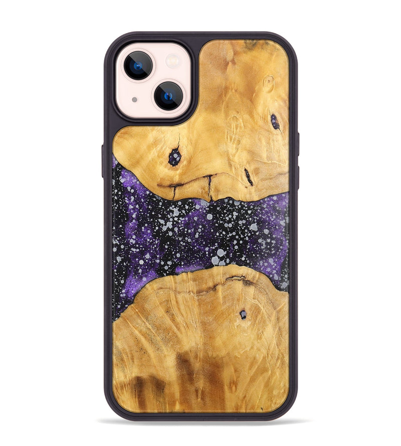 iPhone 14 Plus Wood+Resin Phone Case - Nellie (Cosmos, 700583)
