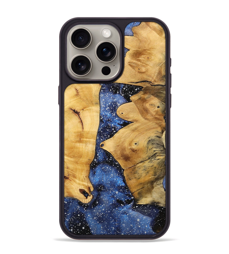 iPhone 15 Pro Max Wood+Resin Phone Case - Eula (Cosmos, 700675)