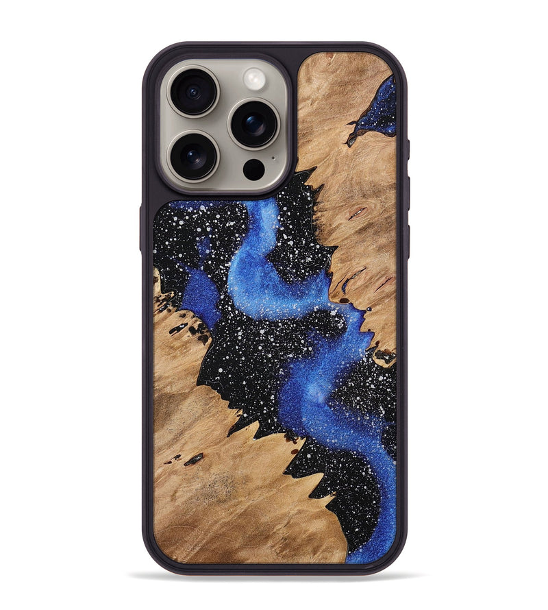 iPhone 15 Pro Max Wood+Resin Phone Case - Marquis (Cosmos, 700678)