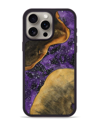 iPhone 15 Pro Max Wood+Resin Phone Case - Randy (Cosmos, 700685)