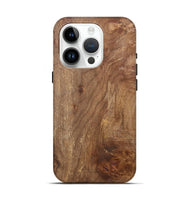 iPhone 15 Pro Wood+Resin Live Edge Phone Case - Alvin (Wood Burl, 700879)