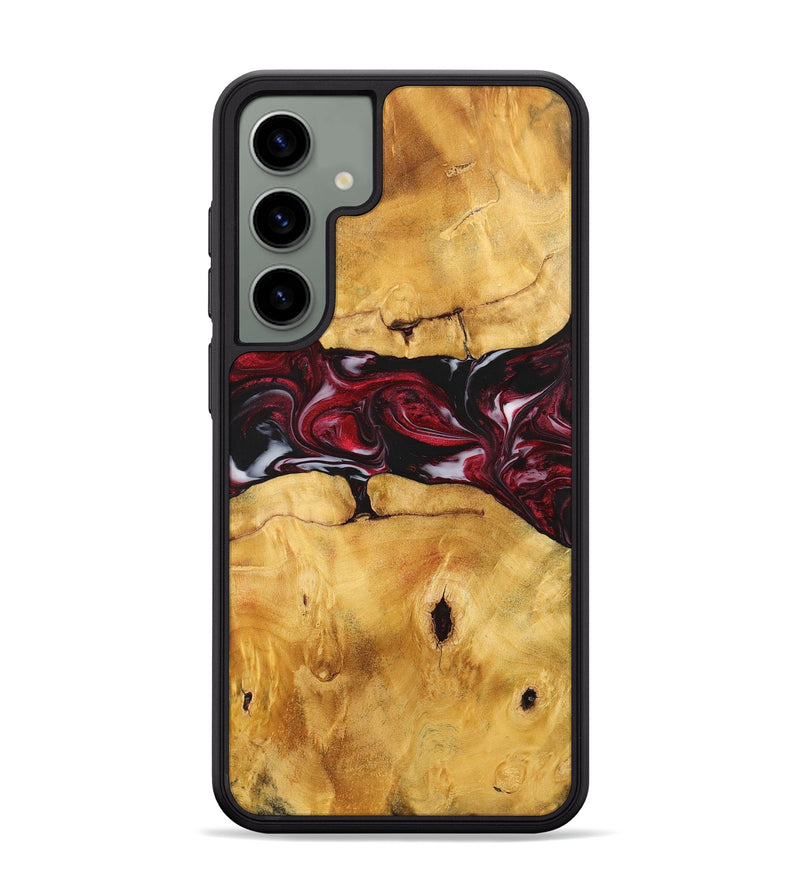Galaxy S24 Plus Wood+Resin Phone Case - Ashlyn (Red, 700968)