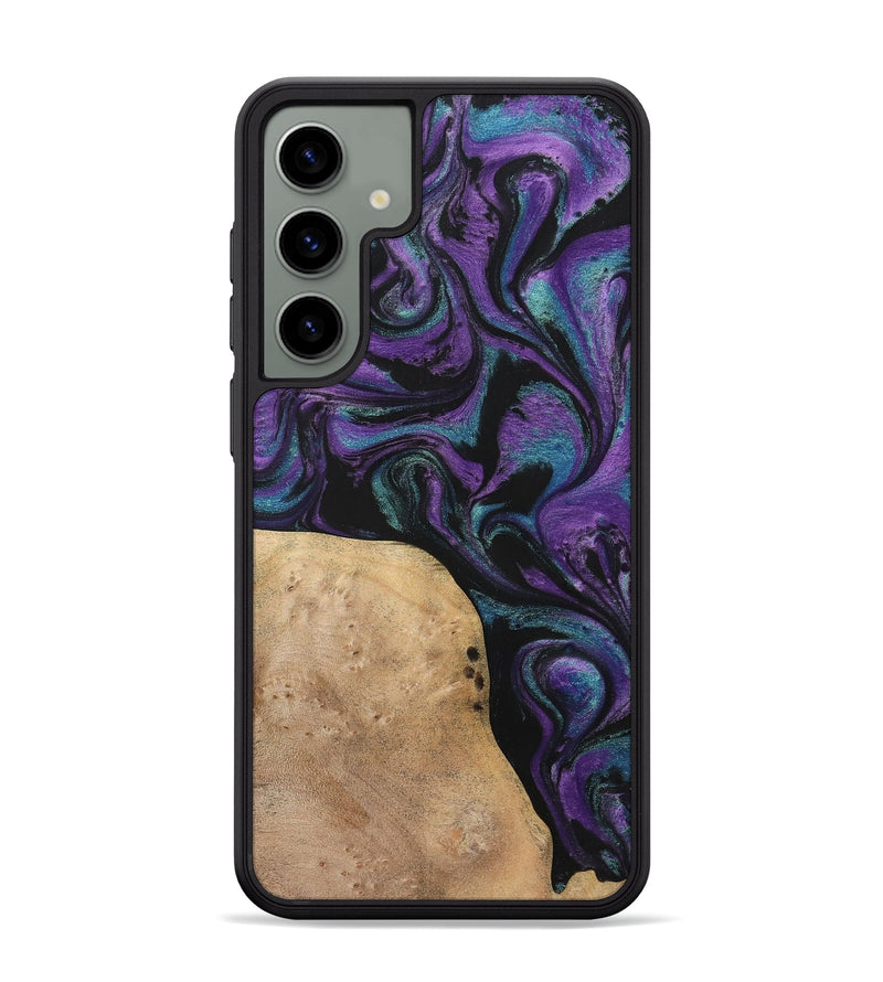 Galaxy S24 Plus Wood+Resin Phone Case - Nettie (Purple, 700991)