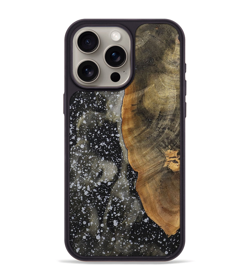iPhone 15 Pro Max Wood+Resin Phone Case - Sergio (Cosmos, 701006)