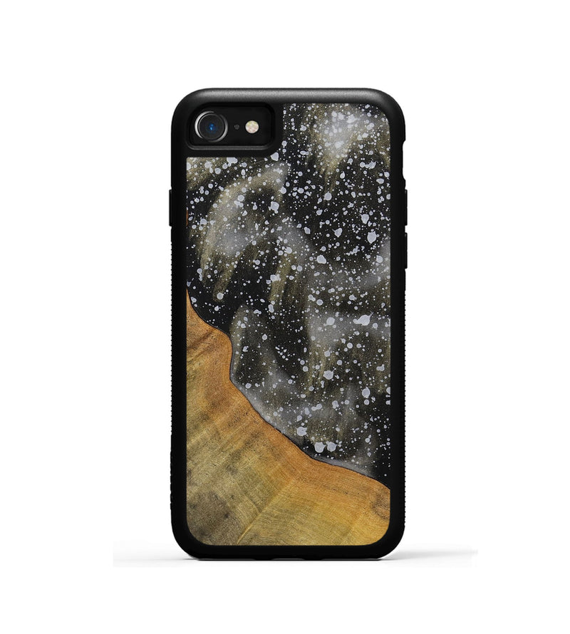 iPhone SE Wood+Resin Phone Case - Hugh (Cosmos, 701011)