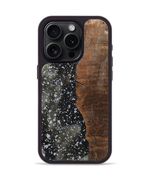 iPhone 15 Pro Wood+Resin Phone Case - Leanne (Cosmos, 701012)